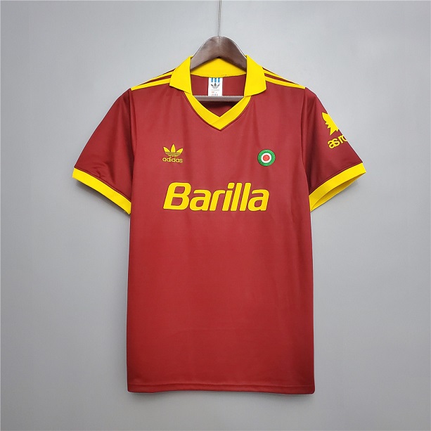 AAA Quality Roma 91/92 Home Soccer Jersey